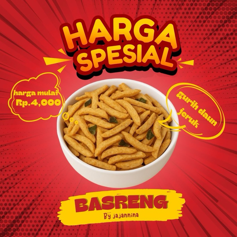 

Stik Basreng Original Daun Jeruk