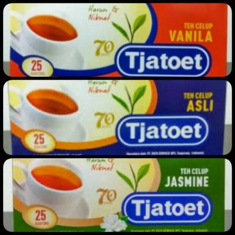 

Teh Celup Tjatoet 25 Kantong
