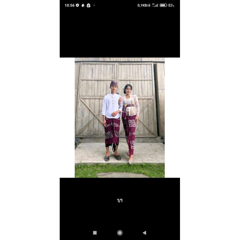 SET COUPLE ADAT BALI