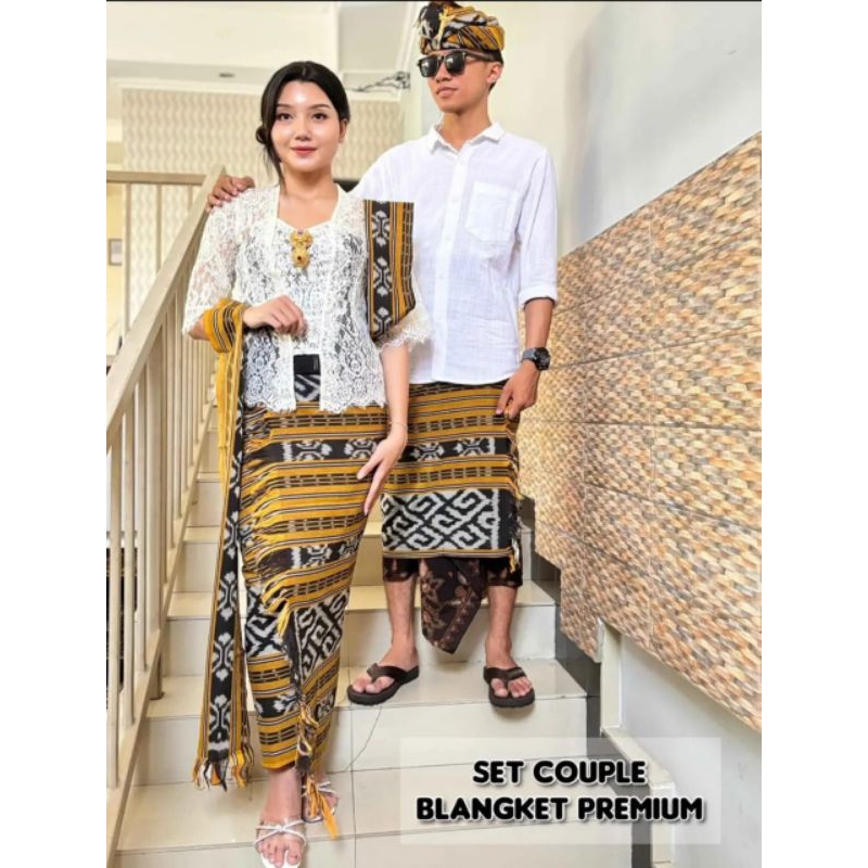 SET COUPLE BLANKET ADAT BALI
