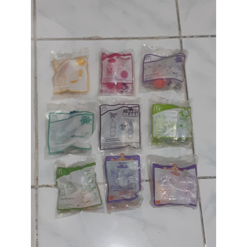 PAKET MAINAN HAPPY MEAL SEGEL