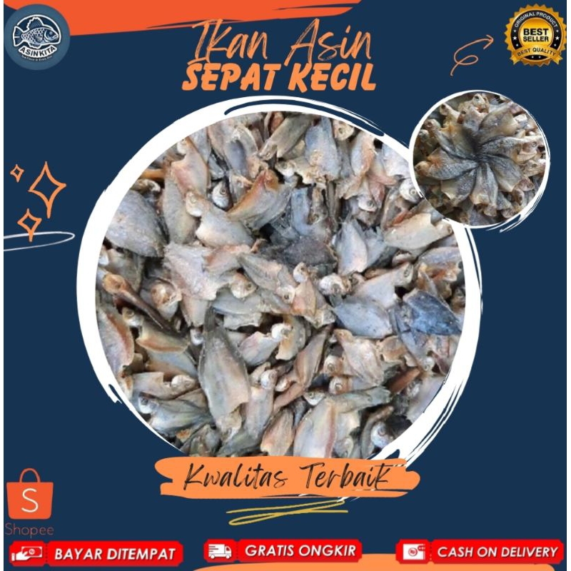 

ikan asin sepat kecil super / bakrik super murah