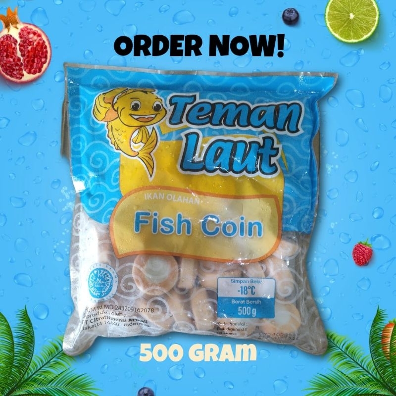 

TEMAN LAUT FISH COIN 500GR