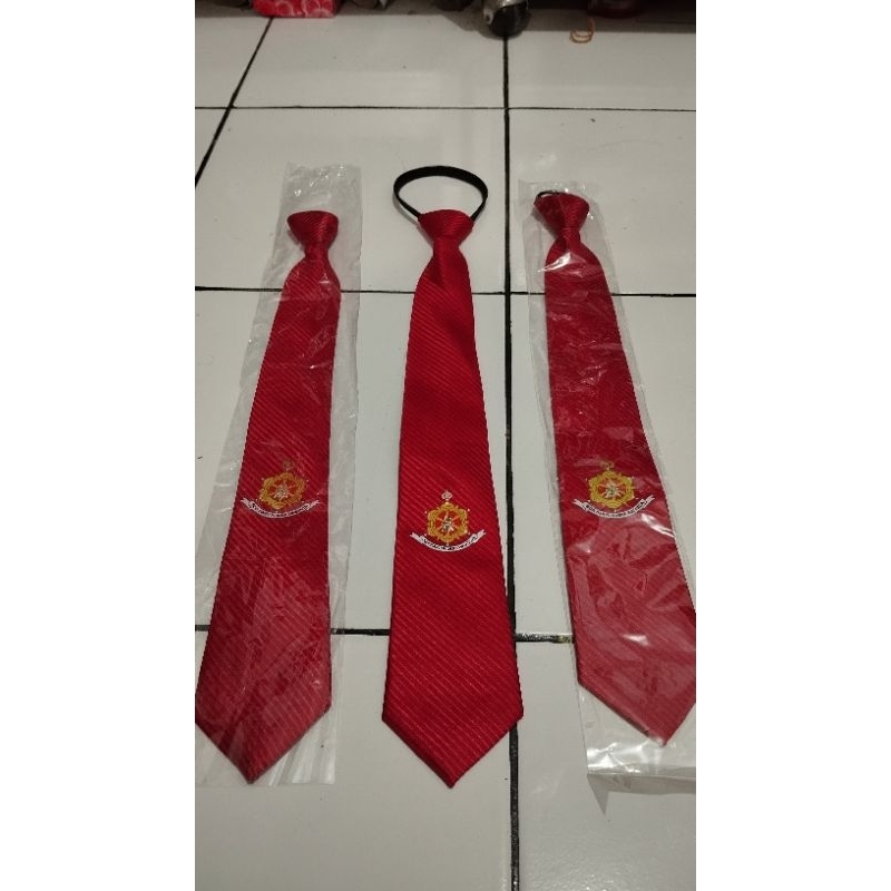 Dasi merah reskrim | dasi merah rskrim peraktis resleting