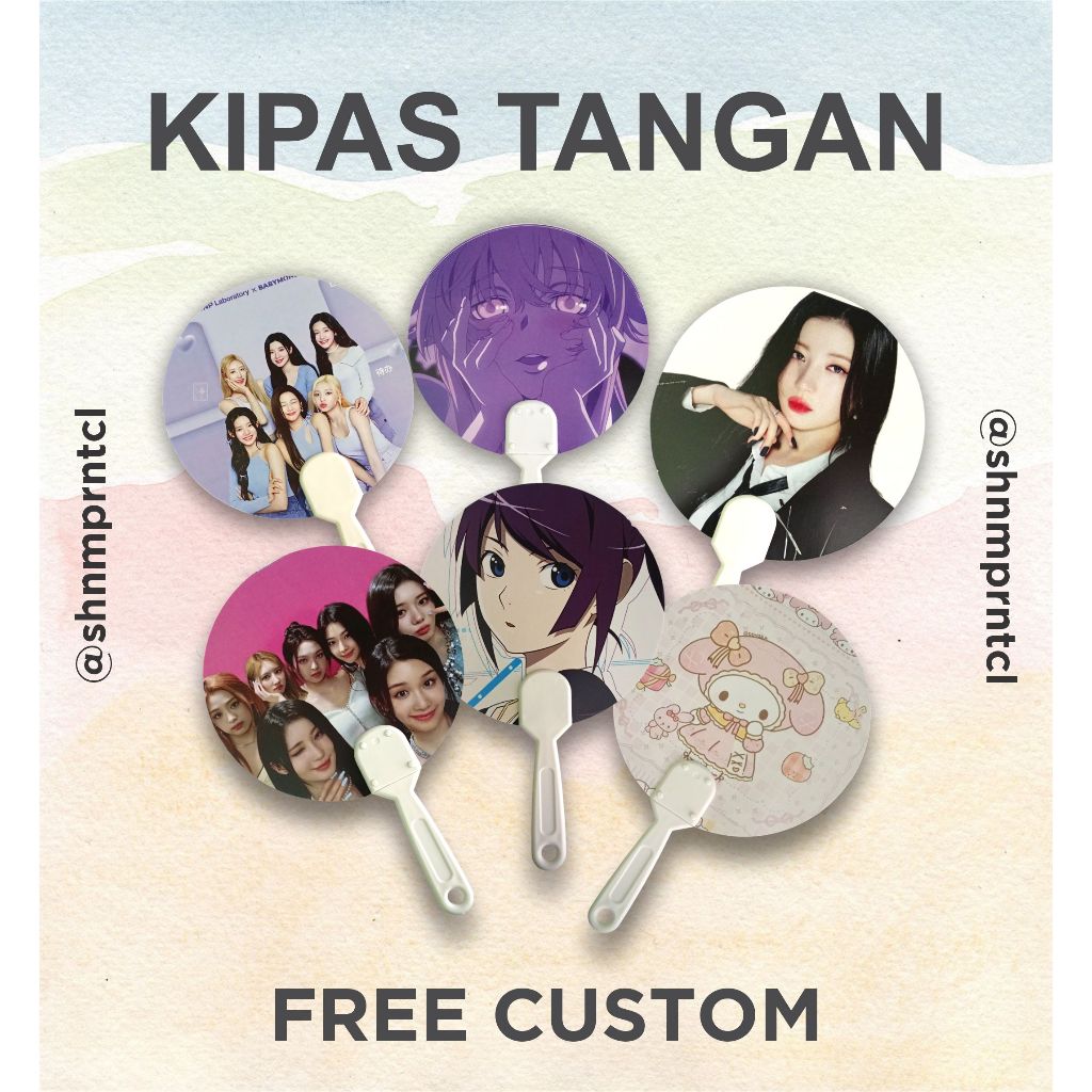 Kipas Tangan Hand Fan Custom Souvenir