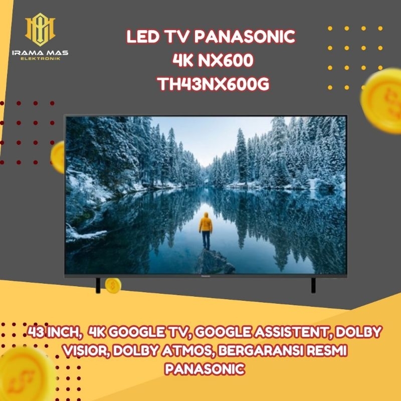 LED TV PANASONIC 43 INCH TH-43NX600G