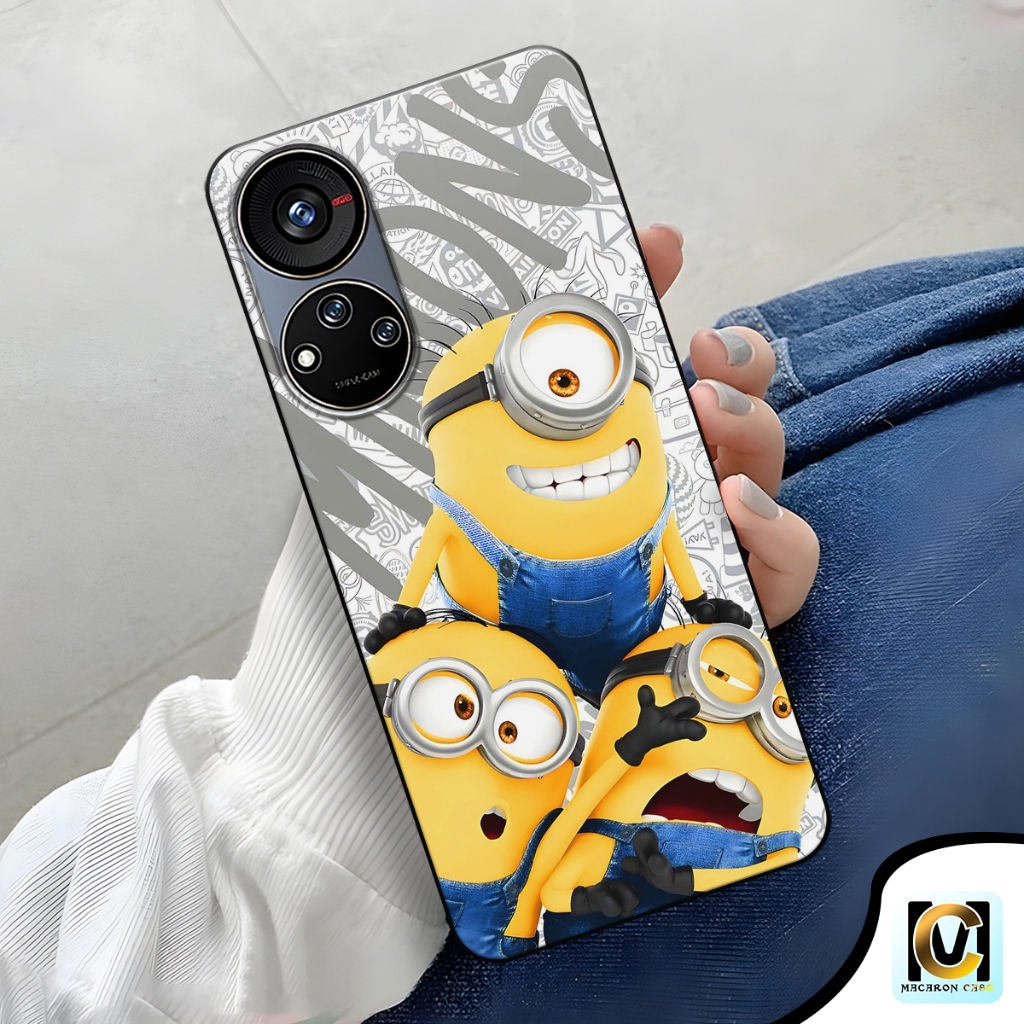 Casing Hp ZTE Blade V40s & ZTE Blade V40 Vita Terbaru 2025 Motif Minion | Case ZTE Blade V40s & ZTE 