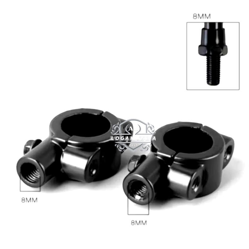 Dudukan Spion klem 2 pcs Sepeda listrik universal Handlebr Dudukan Spion Selis