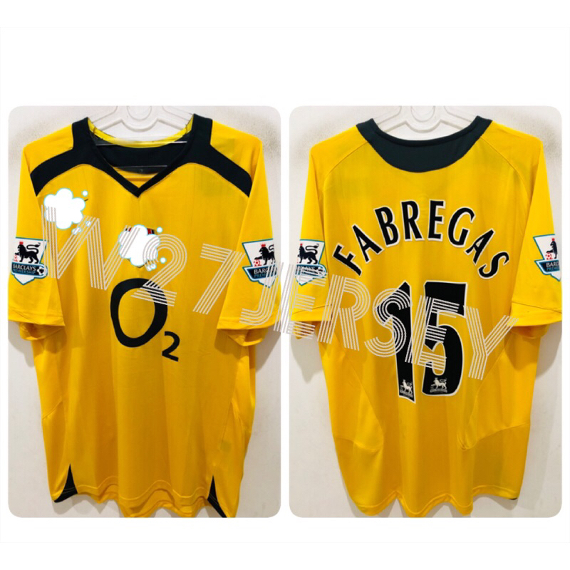 JERSEY RETRO - ARSENAL AWAY 2005-2006 name player Fabregas + Patch