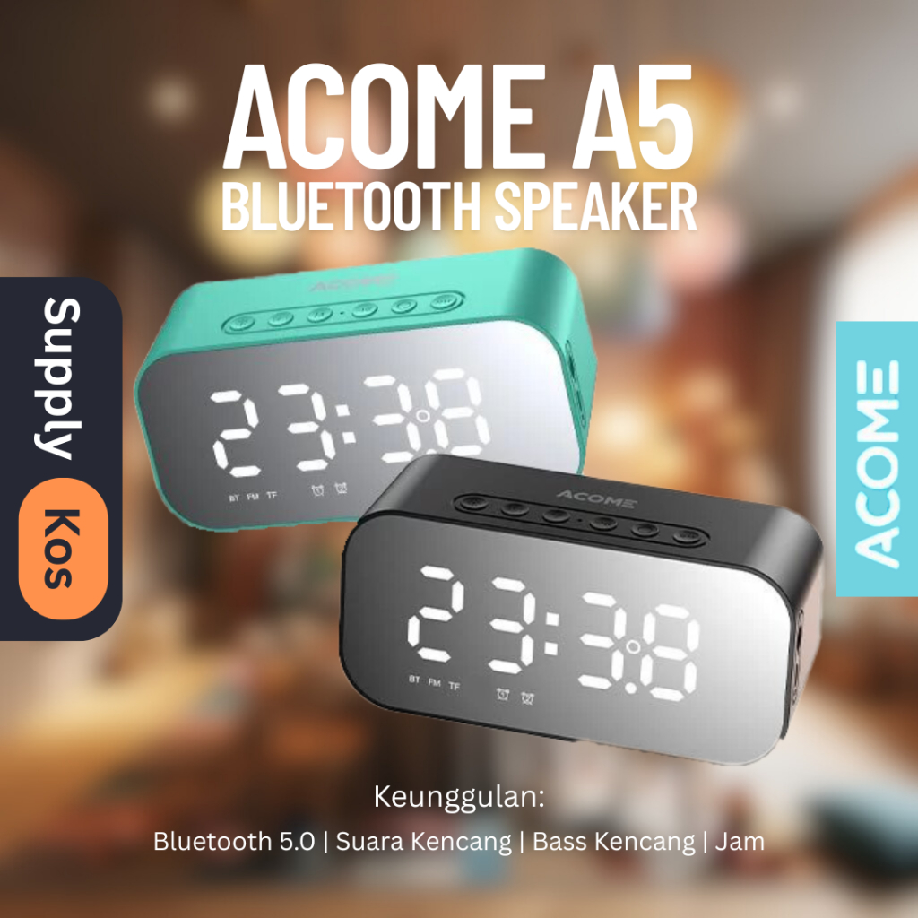 Acome A5 | Bluetooth Speaker | Jam Speaker | Speaker Portable | Speaker Mini | Bluetooth 5.0