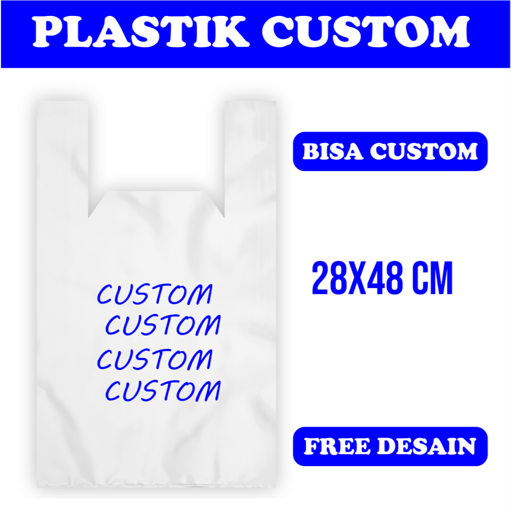

Plastik Sablon HD Kresek (Size 28x48) Custom FREE DESIGN, Plastik Murah, Plastik Custom, Plastik COD, Plastik HD Kresek, Plastik Murah, Plastik 100 PCS