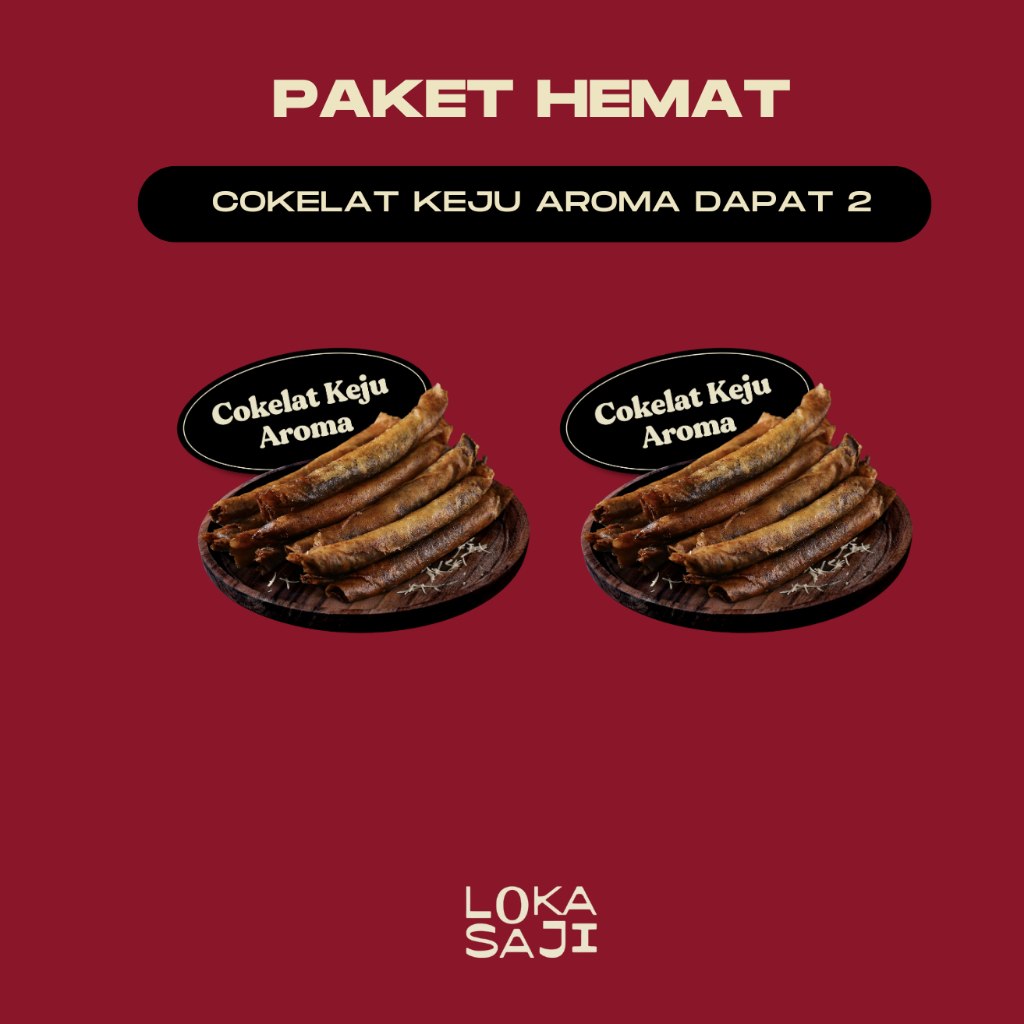 

LOKASAJI - Paket Hemat Cokelat Keju Aroma Dapat 2