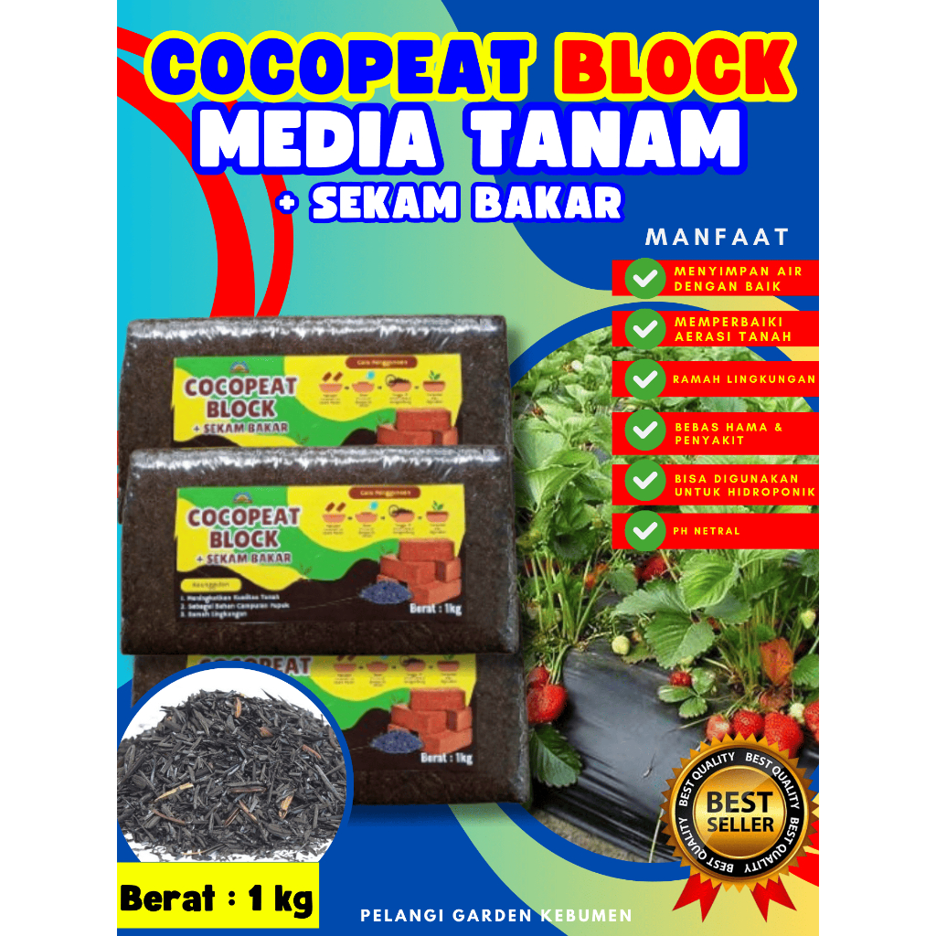 PROMO  Cocopeat Serabut Kelapa, Cocopeat Serbuk, Cocopeat Sulcata