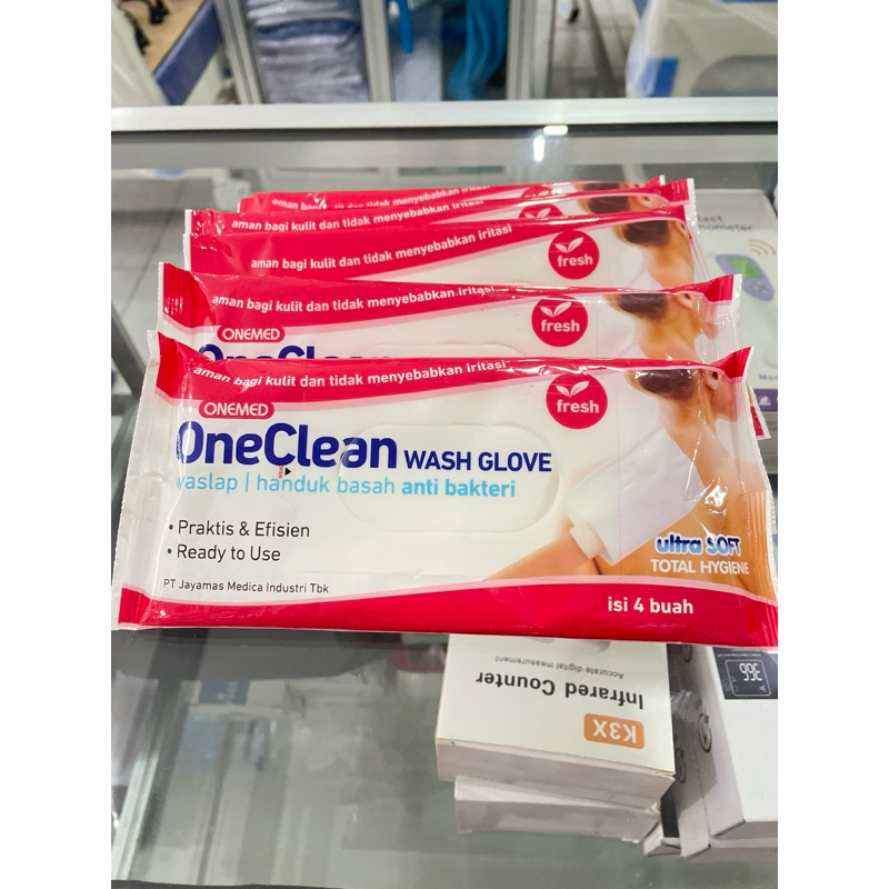 WASH GLOVE WASLAP / HANDUK BASAH ANTI BAKTERI ONEMED