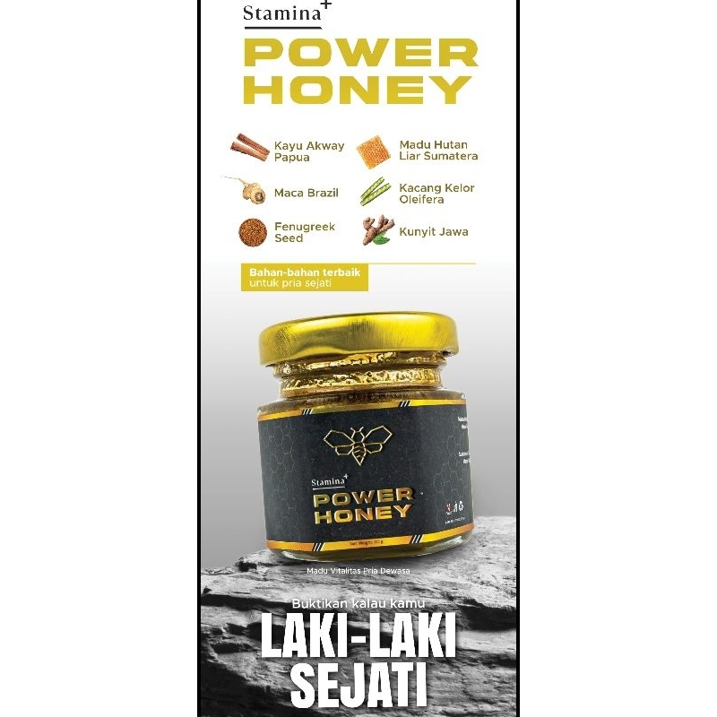 

Madu Kesehatan Pria - Power Honey | Herbal Alami, bikin kuat berdiri dan istri keramas terus, 50gr