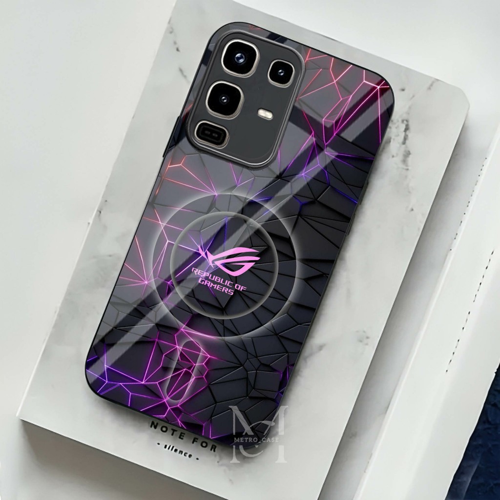 Case Hp Glass Kaca Kilau INFINIX NOTE 50 - INFINIX NOTE 50 PRO - Case Hp INFINIX NOTE 50 - G12