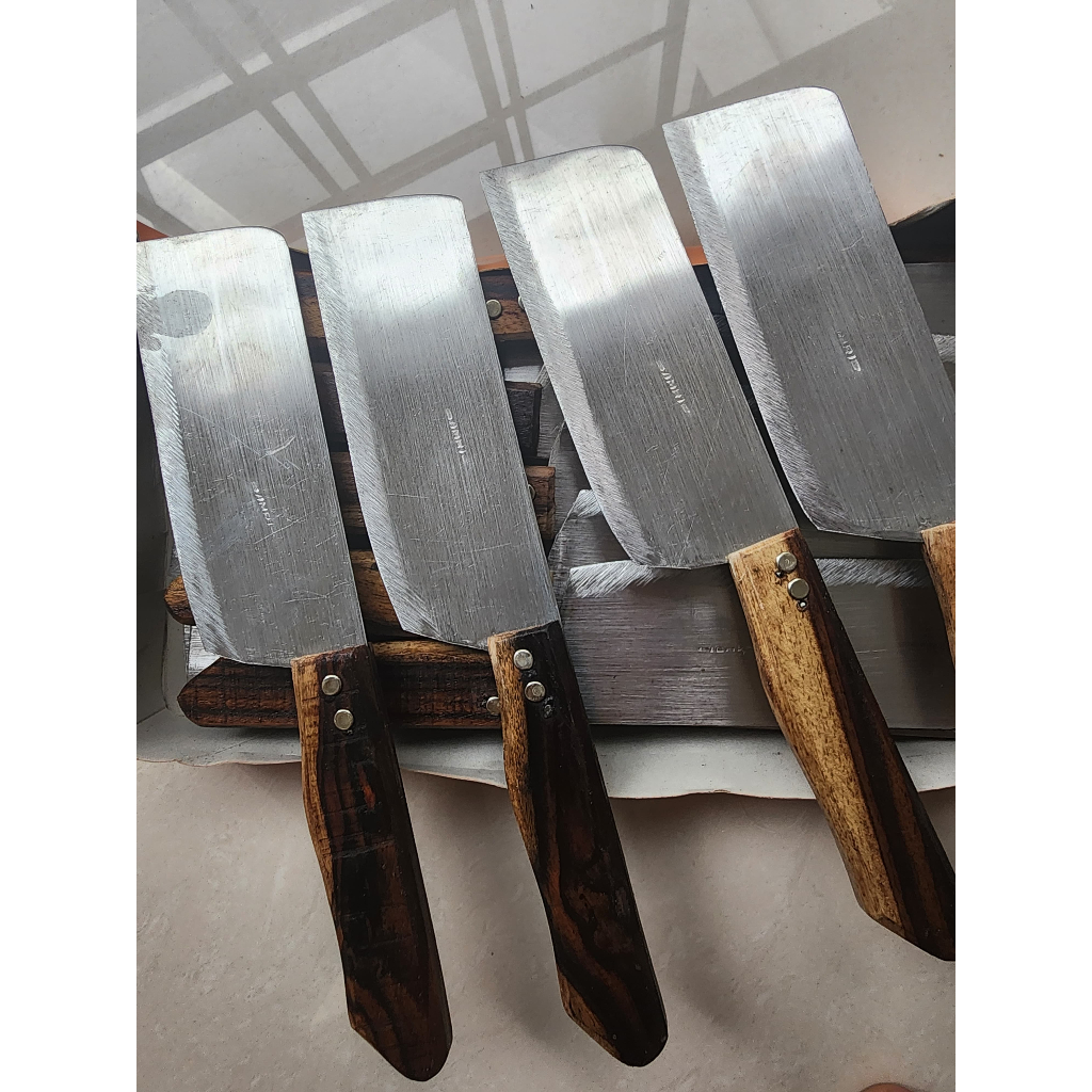 Pisau cacah daging, tulang, ikan, sayur, es batu, tajam dan anti karat