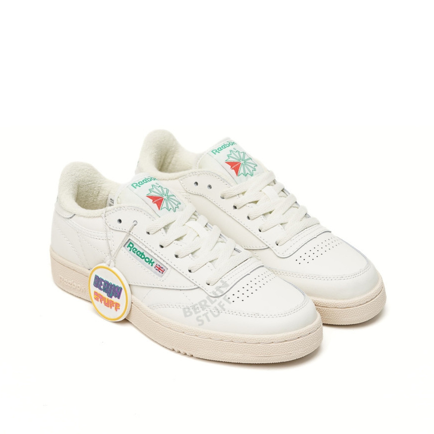 Sepatu Reebok Club C 85 'Chalk Glen Green' GX3686 100% Original BNIB