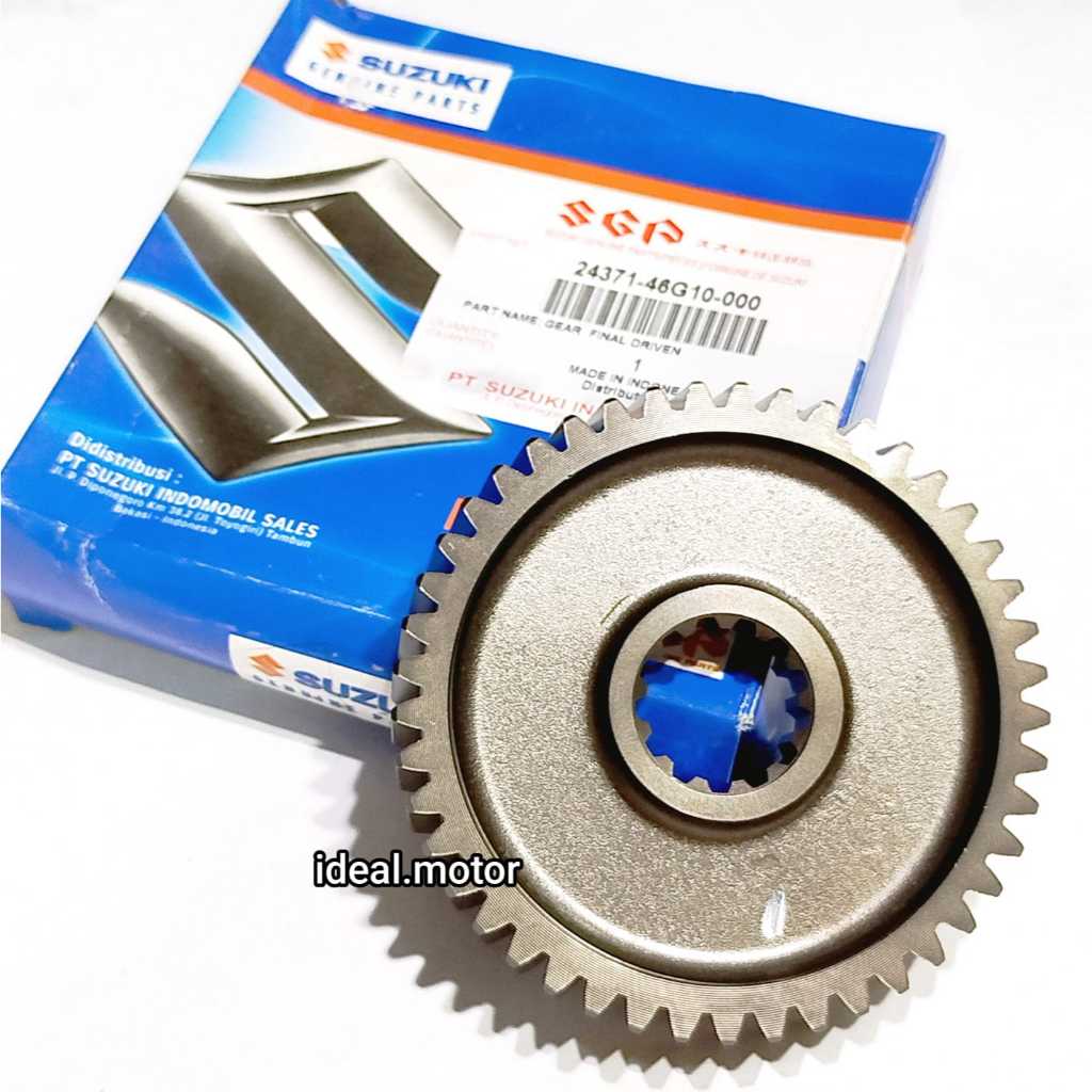 Gear Final Driven Gir Rasio Besar Suzuki Spin 125 45T Original 24371 46G10 000