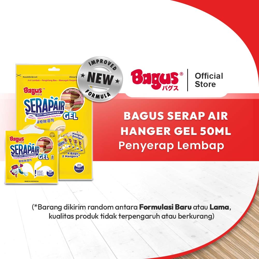 Bagus Serap Air Hanger Daya Serap 50 ml - Serap Lembab, Mencegah Ngengat Penjamuran & Dapat Digantun