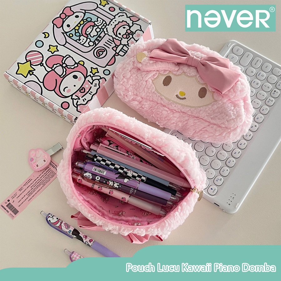 

Never Official - Tempat Pensil Bulu / Tempat Perlengkapan Sekolah Anak Lucu