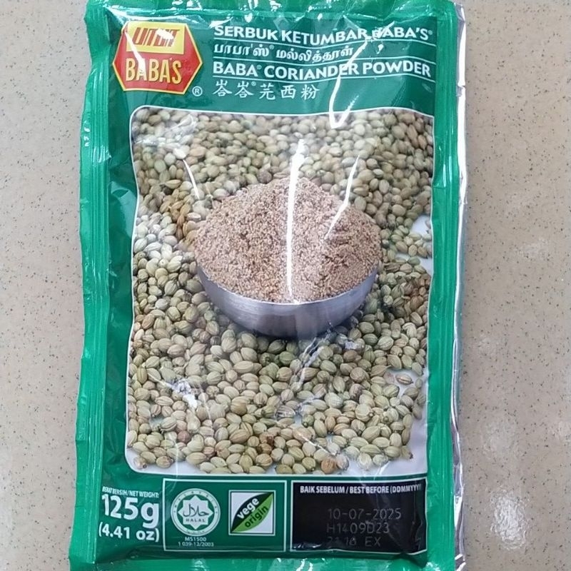 

Babas Coriander Powder 125gr