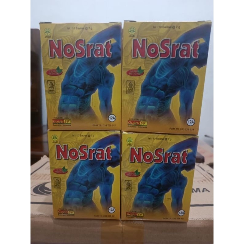

Gujati Jamu Asam Urat Nosrat Isi 10 Sachet