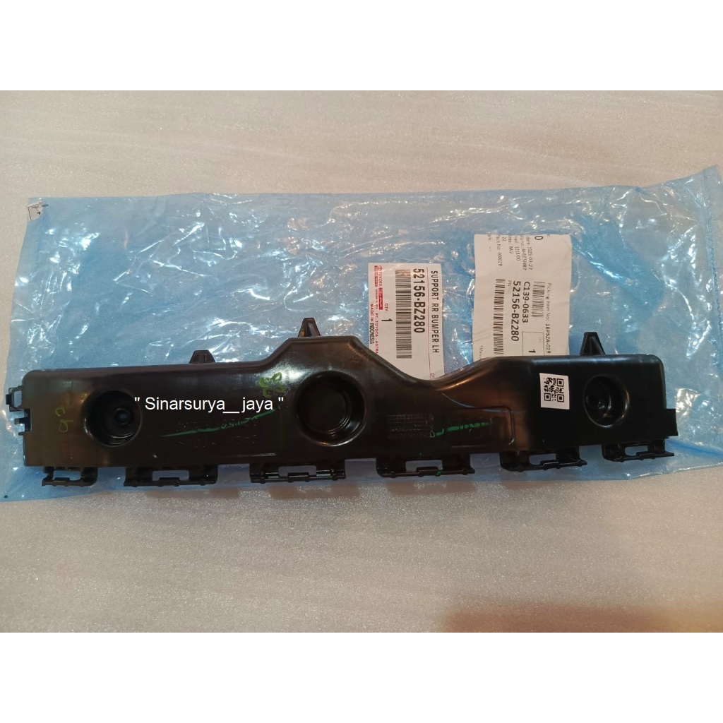Support Bracket Breket Bumper Belakang Kanan Agya Ayla 2023 Original 52155-BZ280/52156-BZ280