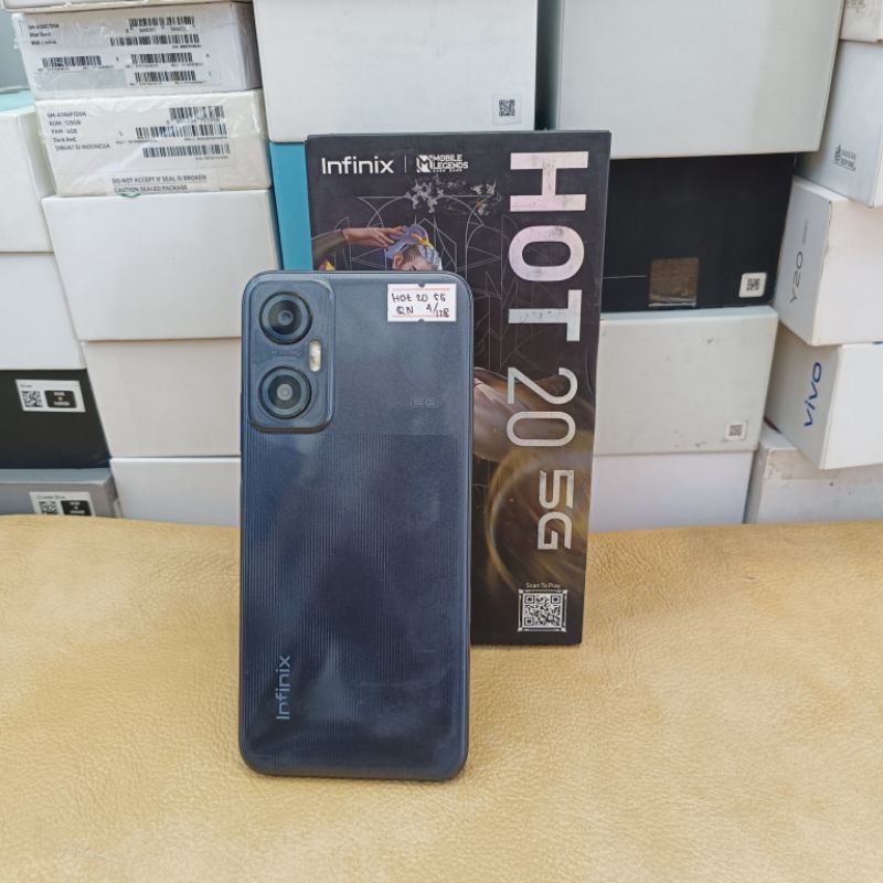 Infinix HOT 20 5G RAM 4/128 - Hp Second Murah Berkualitas dan Bergaransi