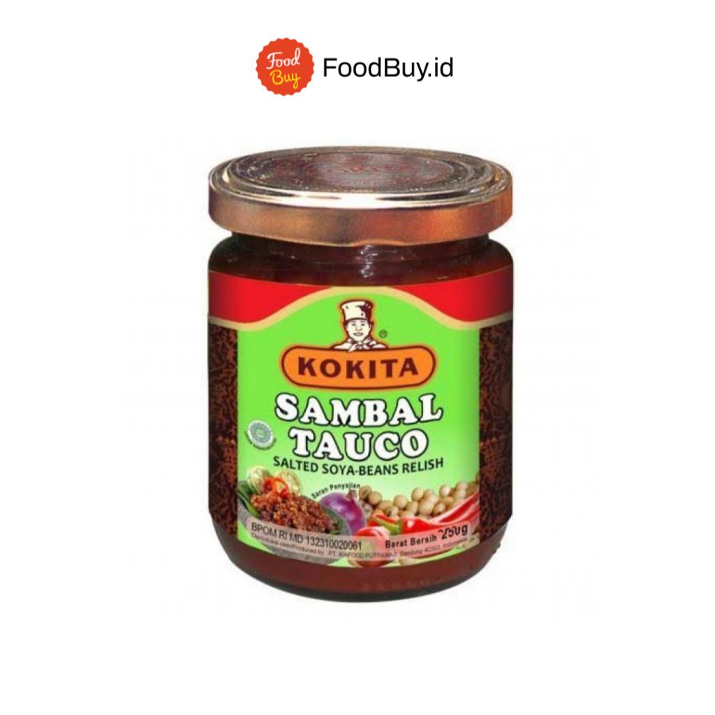 Kokita Sambal Tauco Salted Soya Beans Relish 250gr