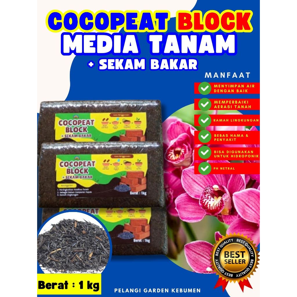 BEBAS JAMUR  Cocopeat Grade A, Cocopeat Halus, Cocopeat Hidroponik