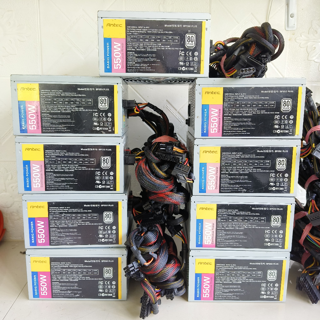 PSU GAMING ANTEC 550W 80+ PLUS MODULAR V1