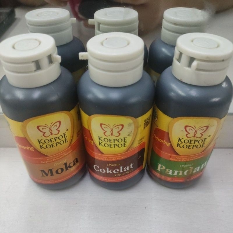 

KOEPOE KOEPOE kupu kupu PASTA FLAVORING PERISA PEWARNA MAKANAN