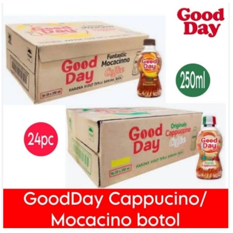 

LAGI PROMO ( GOOD DAY botol 250ml - 1 Dus 24pcs )