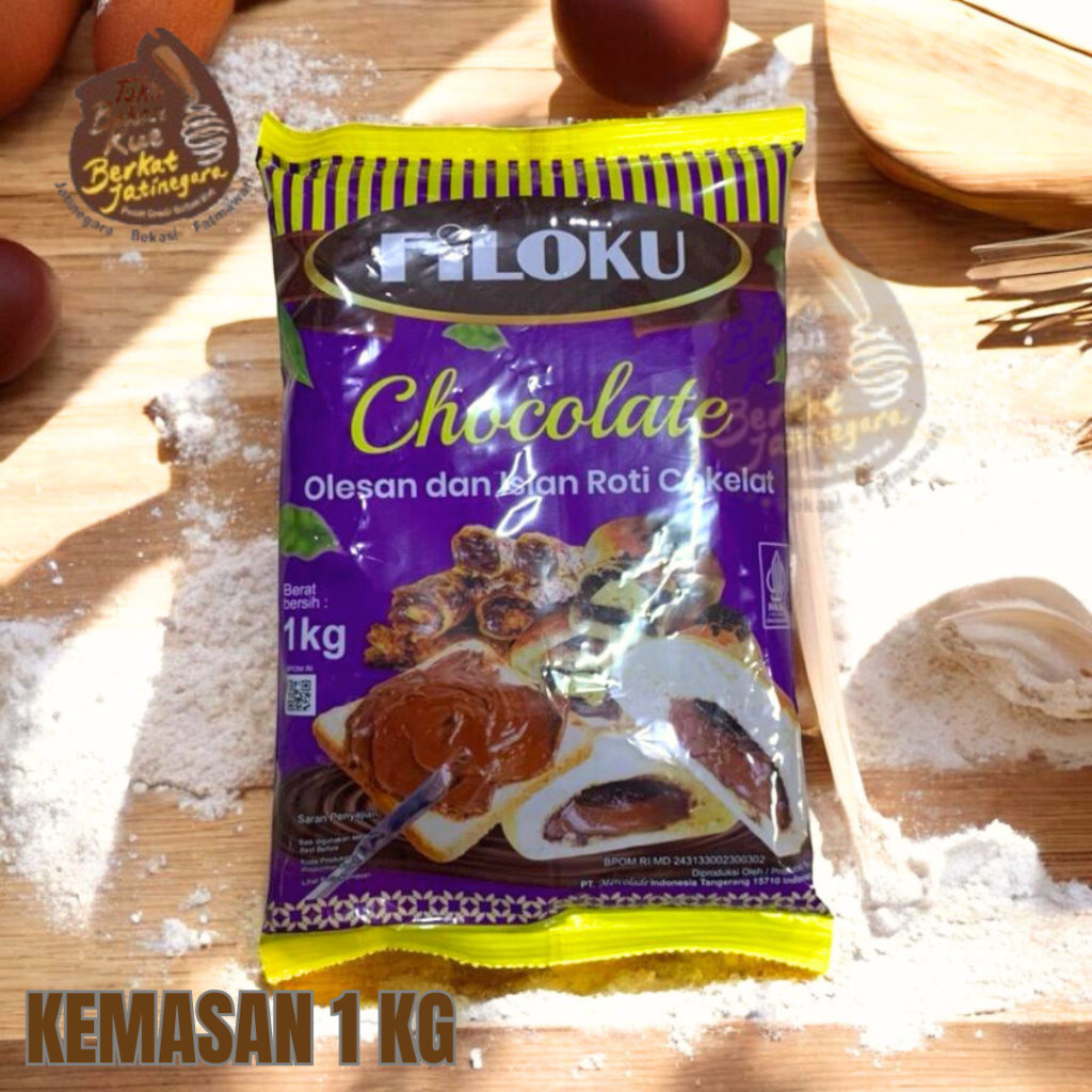 

FILOKU CHOCOLATE FILLING KEMASAN 1KG / SELAI COKLAT / ISIAN ROTI