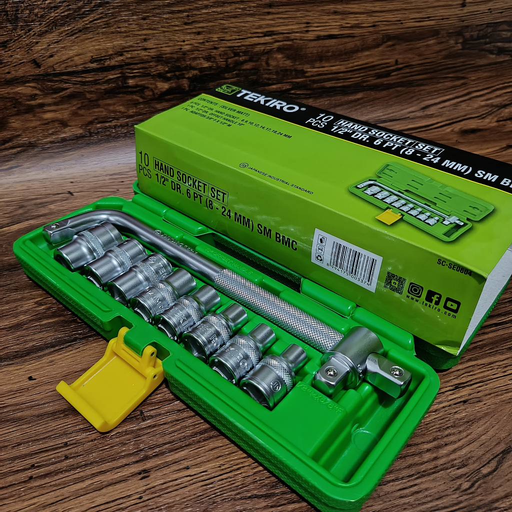 RMS - Kunci Sok Set 10 Pcs 8-24Mm Tekiro Tersedia Juga Kunci Sok Shock Set 10Pcs 8 Sampai 24 Victory