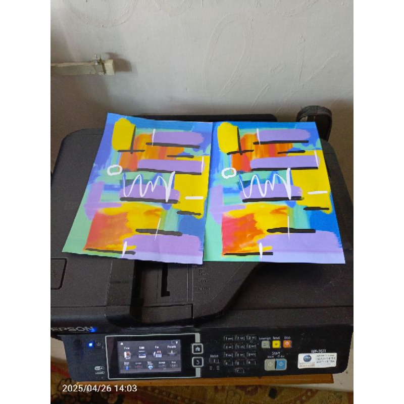 Epson Wf 7611 A3 Infus setting matte