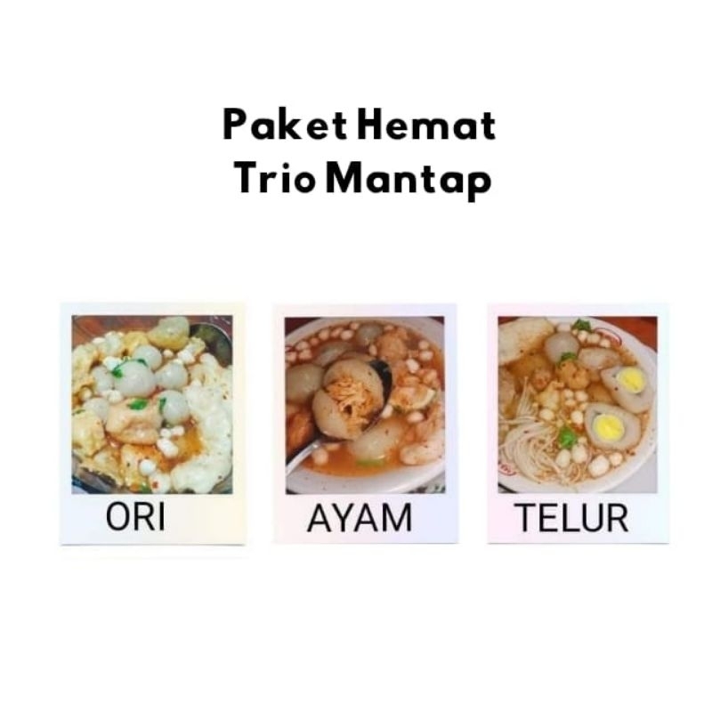 

Paket Bundling (Paket Hemat Trio Mantap)