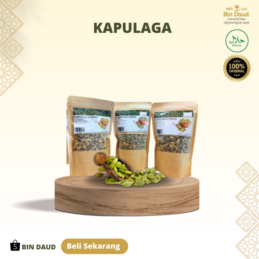 

KAPULAGA ARAB 100 GRAM | KAPULAGA HIJAU | KAPULAGA ARAB | KAPULAGA KERING | KAPULAGA INDIA ASLI | BIN DAUD |REMPAH KHAS