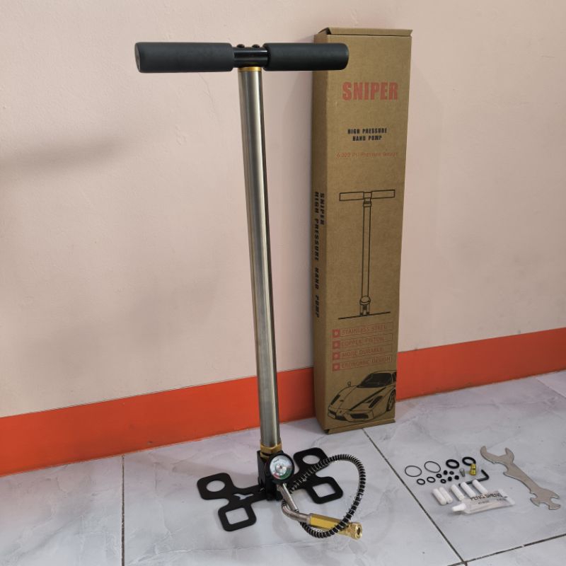 Pompa Pcp Kaki Lipat Sniper 6000 Psi, Pompa Pcp Kaki Lipat 6000 Psi, Pompa Pcp Tekanan Tinggi
