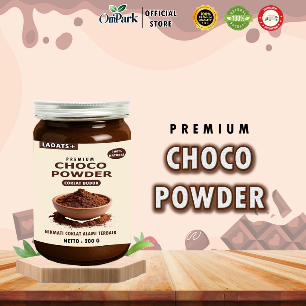 

Coklat Bubuk Premium 200g Laoats