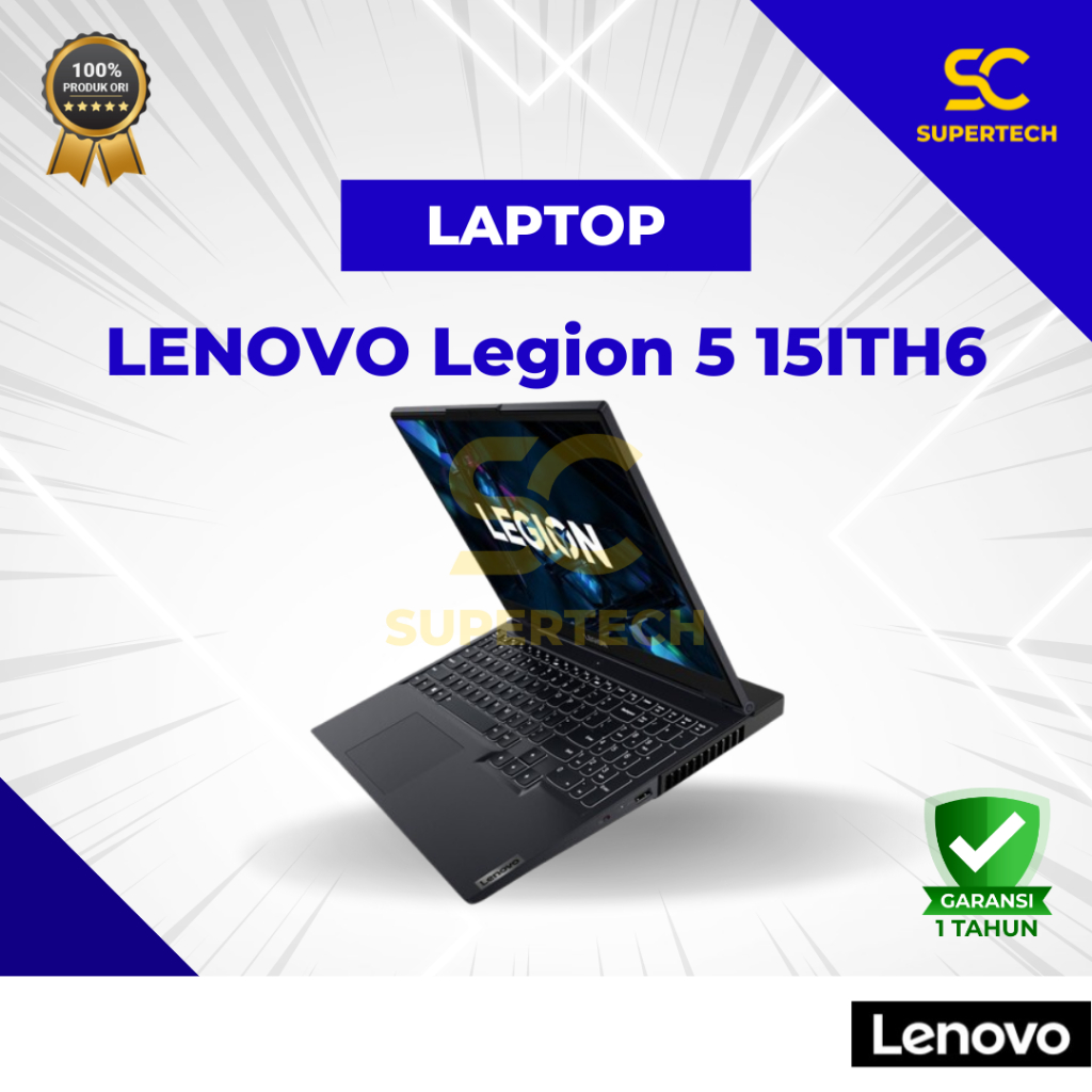 LENOVO Legion 5 15ITH6-82JK0018ID 15.6" i7-11800H 16GB 512SSD W10