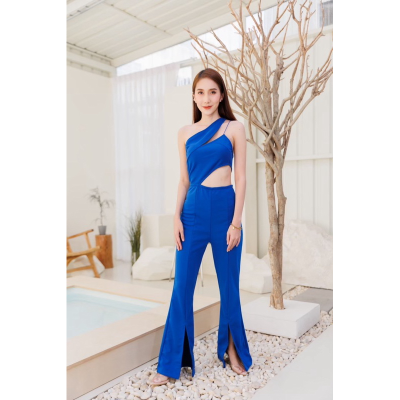 jumpsuit polos sexy one shoulder