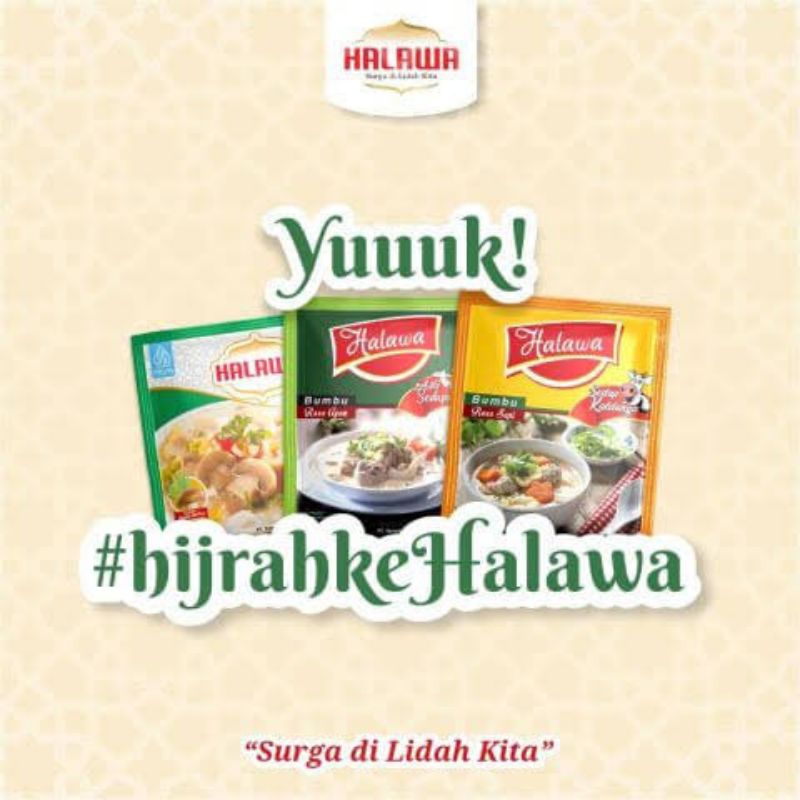 

Halawa Kaldu Ayam / Sapi 1Renceng isi 12Pcs