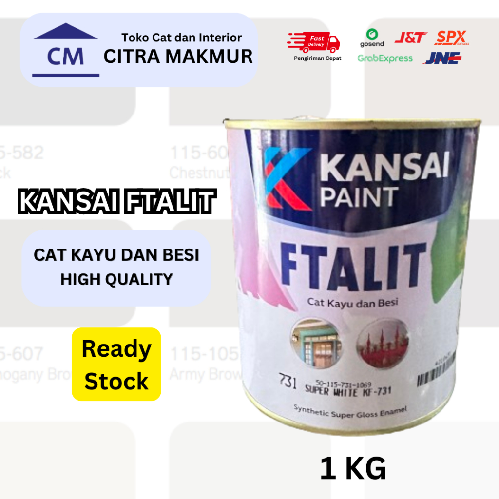 

Kansai Ftalit - 1 Ltr ( Cat Minyak Ftalit )