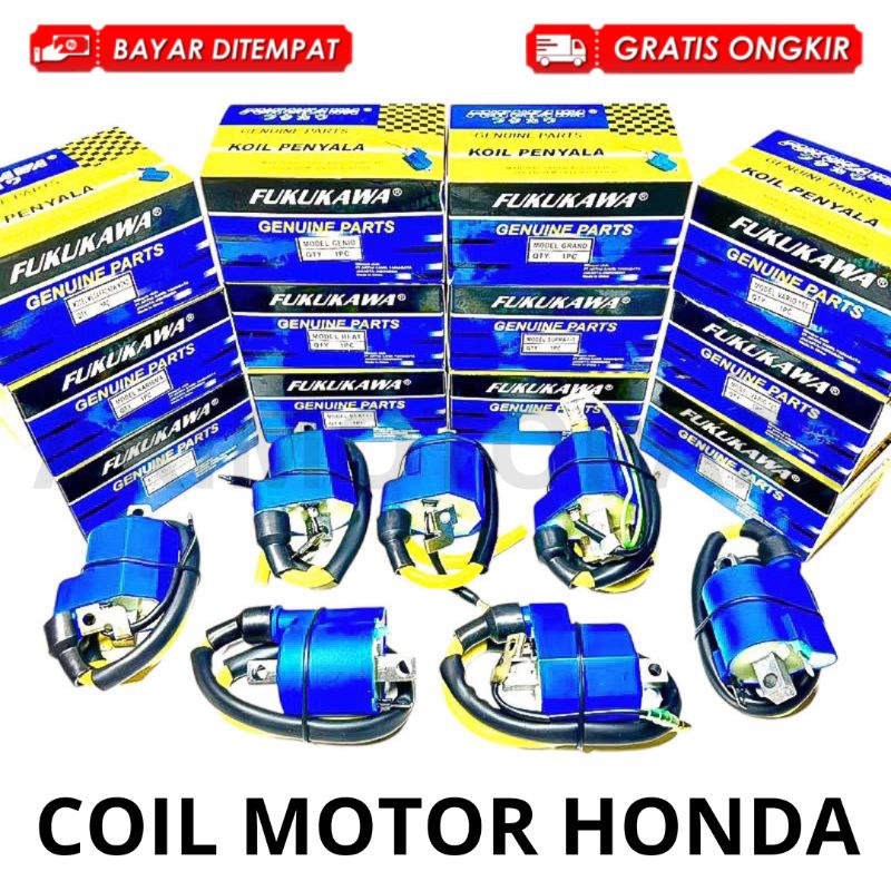 Koil Coil Racing Fukukawa Supra Beat Grand Vario Win Scoopy Supra Fit Spacy Revo Lama Blade Karisma