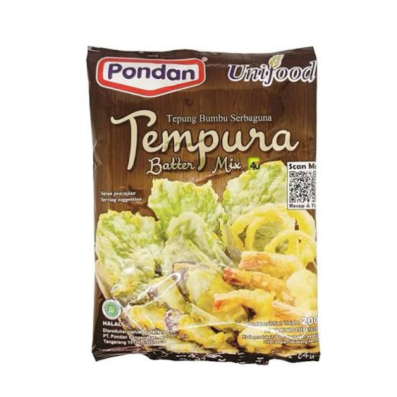 

PONDAN Bumbu Tempura Batter Mix 200 Gram