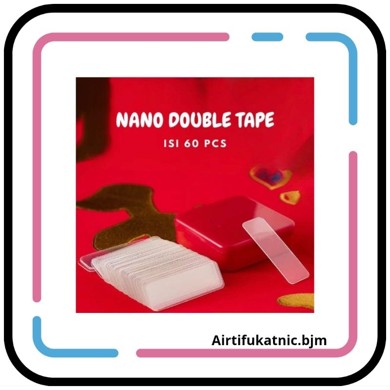 

DOUBLE TAPE MINI ISI 60PCS / DOUBLE TAPE 2 SISI / LAKBAN MINI BENING / LAKBAN MINI SERBAGUNA