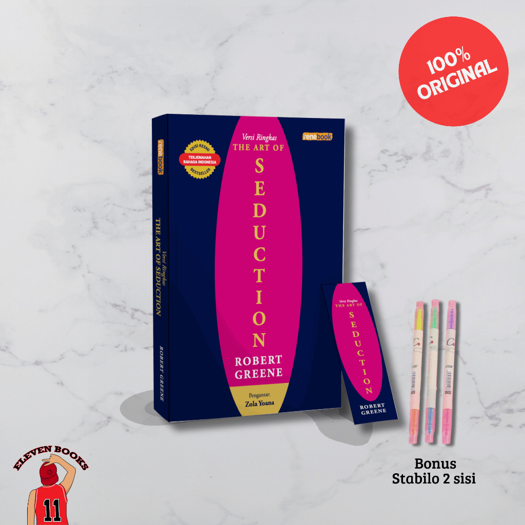 Eleven Books Buku Terjemahan Versi Ringkas The Art of Seduction - Robert Greene (Renebook)