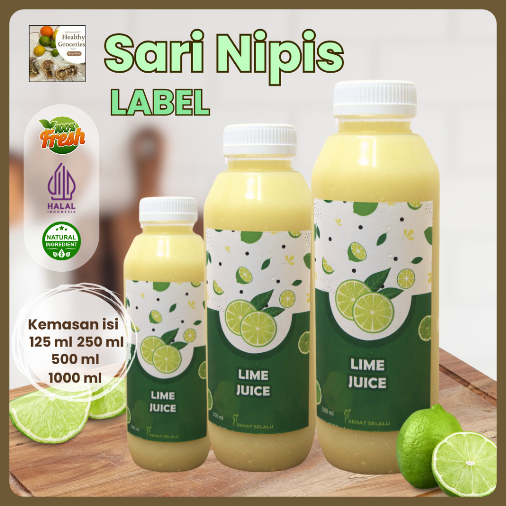 

Sari Jeruk Nipis Asli Tanpa Campuran Selalu Sehat / Pure Lime Juice / Sari Nipis Jeruk Peras
